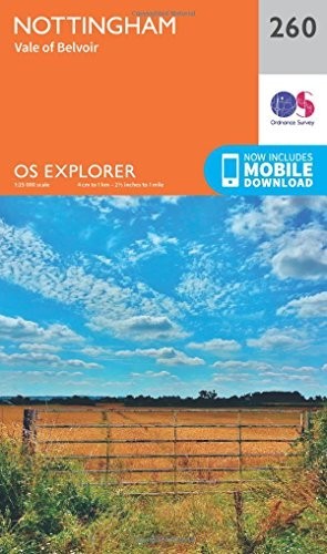 Nottingham Map | Vale of Belvoir | Ordnance Survey | OS Ex… by Ordnance Survey