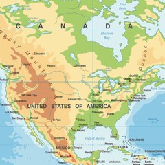 A1 A2 World Of The Map Canvas Prints Poster Wall Educational Maps
