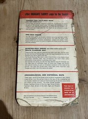 NEW FOREST – Cloth ORDNANCE SURVEY TOURIST MAP 1966 Poole Totland Southampton