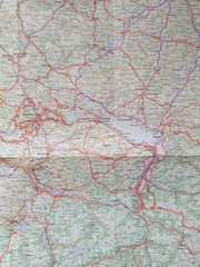 Les Cartes Bleues Europe Map 3: Paris, Suisse, Milan. Scale – 1:500,000 (1968).