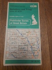 Ordnance Survey Pathfinder SP 81/91 Aylesbury and Tring