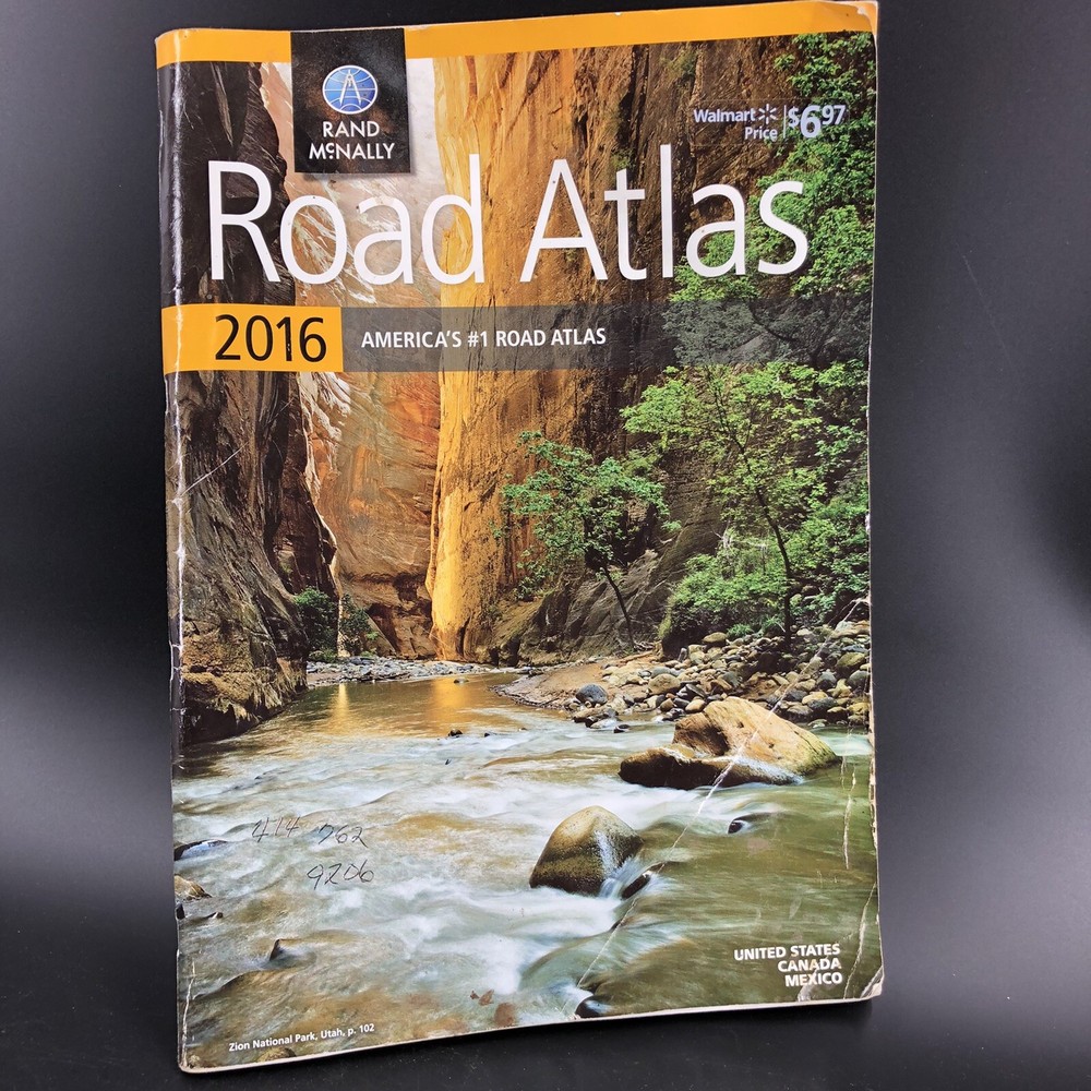 2016 Road Atlas : Reg by Rand McNally United States Canada Mexico Paperback