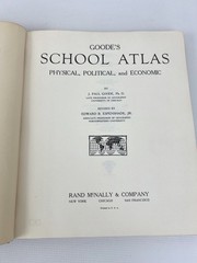 Goode’s School Atlas, 1950 Vintage HC, Rand McNally Good Condition