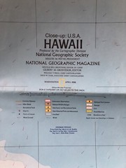 5 Vintage Maps – Used – Arizona / Hawaii / New Caledonia / National Geographic