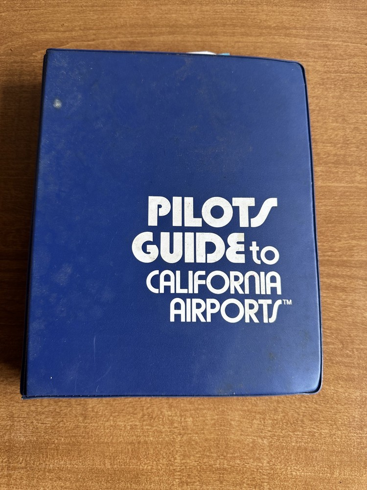 Pilots Guide to California Airports Optima Publications 1990 VFR Flight Manual