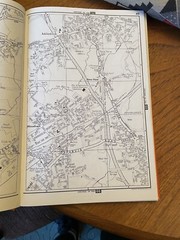surrey street atlas hard back cover 1986 George Phillip vintage book