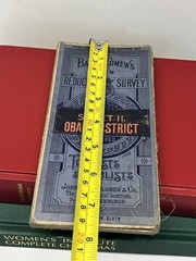 Antique 1924 Bartholomew’s 1/2 Inch to 1 Mile Cloth Map No 11 Oban District
