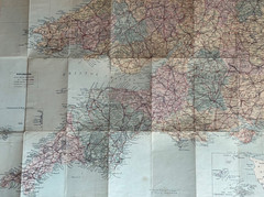 The Safety Cycling Map of England, early 1900s vintage