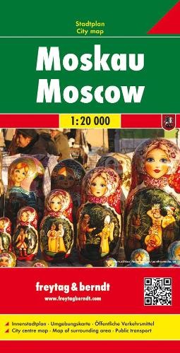 Freytag-Berndt Moscow (Map) (UK IMPORT)
