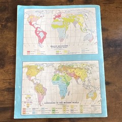 Hammond Historical Atlas 1960 Europe History Maps Full Color Soft Cover