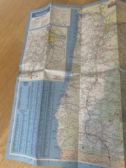 VINTAGE 1967 ORIGINAL CHEVRON STANDARD OREGON FOLD OUT MAP