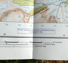 Ordnance Survey 1:50k 9 Cape Wrath Scotland (Power Grid Overprint)