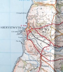 Ordnance Survey – 1:50000 1st Srs Sheet 135 – Aberystwyth – 1974