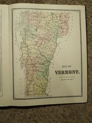 Vintage 1971 Atlas of Chittenden County Vermont by Tuttle Co Japan Book