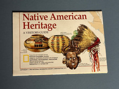 Native American Heritage, National Geographic, Chart & Poster, 1991