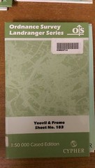 Yeovil + Frome: Ordnance Survey Landranger Map 1:50000 Sheet #183