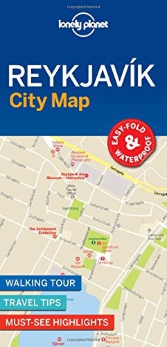 LONELY PLANET REYKJAVIK CITY MAP **BRAND NEW**