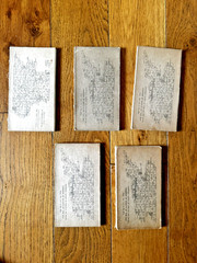 5 x Ordnance Survey Contoured Road Map 1920s 51 95 106 126 133 1 inch: 1 mile