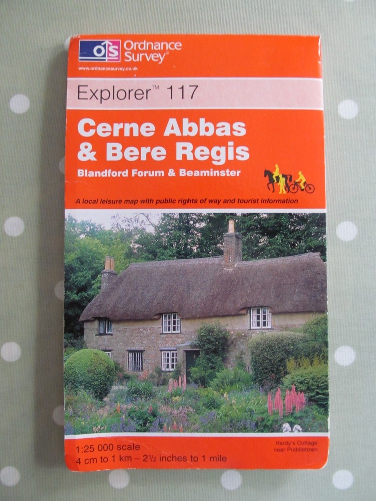 OS EXPLORER MAP 117 CERNE ABBAS & BERE REGIS ORDNANCE SURVEY