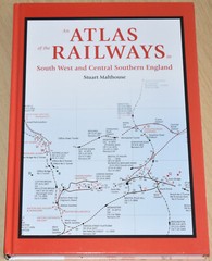 ATLAS OF RAILWAYS South West Central Southern England NEW Steam Rail Lines Maps