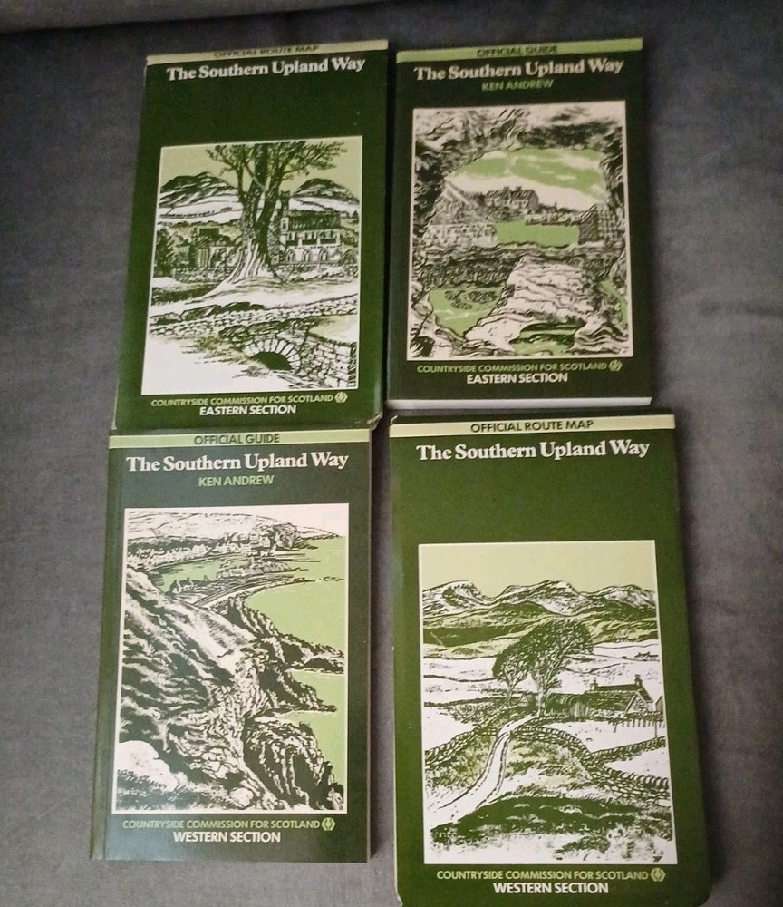 Southern Upland Way Eastern & Western Sections Books & Maps Official Guides 1984