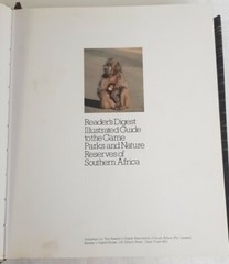 VTG Illustrated Guide to the Game Parks and Nature Reserves Southern Africa 1983