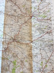 1946 Ordnance Survey One Inch Popular Edition Map 165 Weston-Super-Mare
