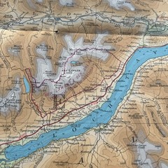 PERTHSHIRE Bartholomew Revised Contoured Half Inch Map sheet 48 Paper 1953