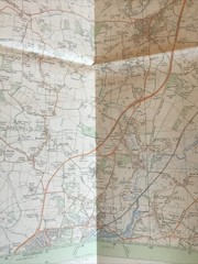 1986 Ordnance Survey Pathfinder Map 1008 TM 25/35 Wickham Market (incl Ufford )