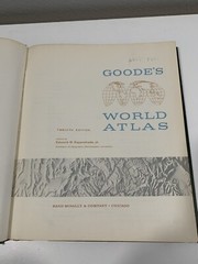 Vintage Goode’s World Atlas 12th Edition 1965