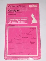 ORDNANCE SURVEY LANDRANGER MAP CARDIGAN + PART NATIONAL PARK SHEET 145