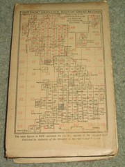 OS Ordnance Survey 1″ New Popular Edition sheet 155 Bristol &Newport; 1946 cloth