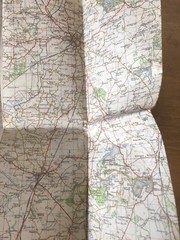 Vintage Ordnance Survey One Inch Map Sheet 118 Shrewsbury