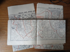 Kelly’s London Post Office Directory 1972 Street Plan Maps Complete + cover