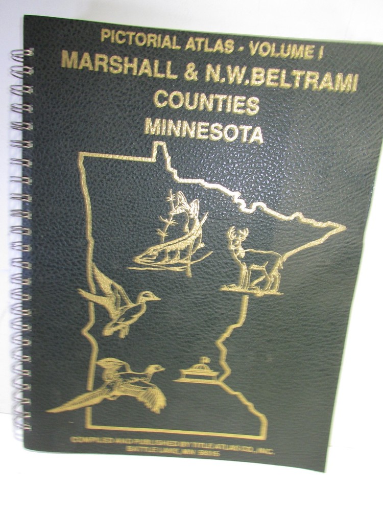 Pictorial Atlas of MARSHALL & BELTRAMI County Minnesota Vol I MN 1994 EXCELLEN