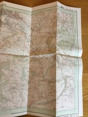 1986 Ordnance Survey Pathfinder Map 1040 SO 43/53 Hereford South – Kingstone