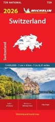 Michelin Switzerland 2026 – Michelin National Map 729 (Map) (UK IMPORT)