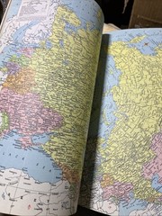 terms): Vintage 1966 Hammond World Atlas Superior Edition Hardcover