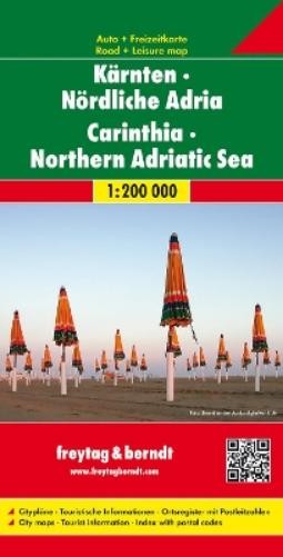 Freytag-Berndt Carinthia – Northern Adriatic, Automap 1:200.00 (Map) (UK IMPORT)