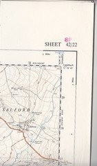Ordnance Survey 1:25,000 First Series Map Sheet 42/22 (SP22) Adlestrop
