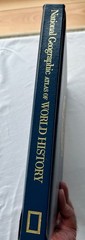 National Geographic Atlas Of World History HardCover Book 1997 Leather Deluxe Ed