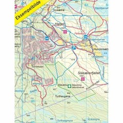 Oyer (Øyer) – Lillehammer – Nordeca Turkart Norway walking hiking map 2495