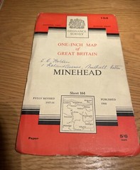 Various Vintage Ordnance Survey One Inch Maps Paper And Cloth – Choose A Map