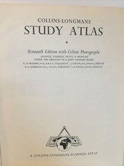 Collins- Longman Study Atlas 1967 Hardback. (CA277)