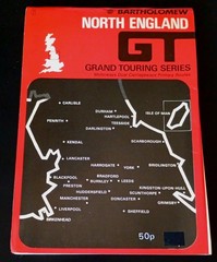 Bartholomew GT Grand Touring Series Map 6. North England (1973).