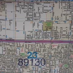 Greater Las Vegas Area Wall Map—Dry Erase Laminated [Map] Metro Maps and Shane M