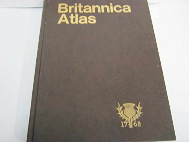 Britannica atlas – Hardcover, by Anon. – Acceptable