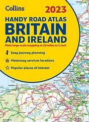 2023 Collins Handy Road Atlas Britain and Irelan… by Collins Maps Spiral bound