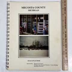 Mecosta County Michigan Land Atlas and Plat Book 1993 by Accurate Publishing