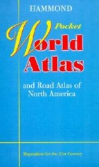 Hammond Pocket World Atlas and Road Atlas of North America – Spiral-bound – GOOD
